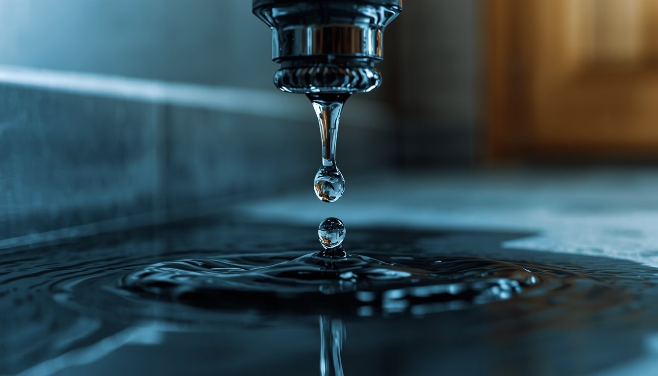 person scanning wall with leak detection device