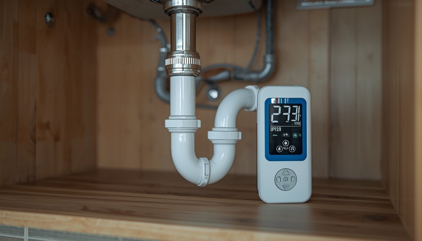 person reviewing unusually high water bill