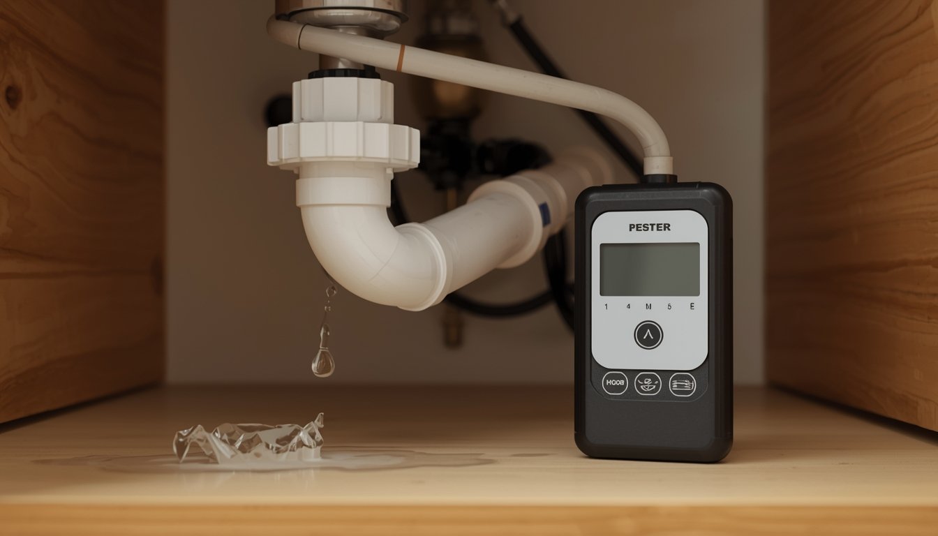 wall damage caused by hidden water leak